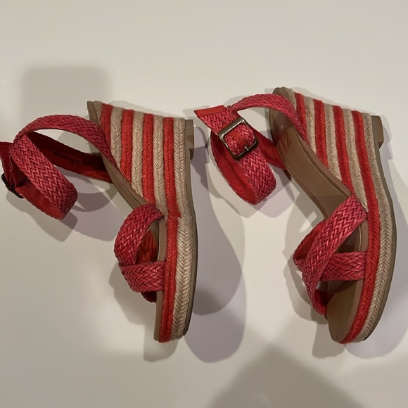 R2 Britney espadrille wedge platform sandal, woven detailed ankle strap - Picture 5 of 11